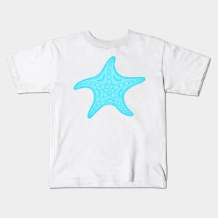 Starfish (blue) Kids T-Shirt